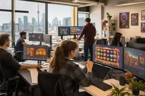 GNRA Arcade studio in Toronto